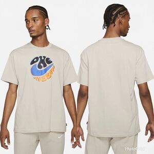 Nike Power Love Sport Crewneck Short Sleeve Loose Fit T-Shirt Beige Tan